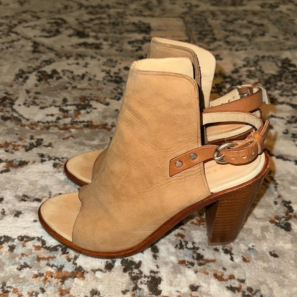 RAG & BONE Suede Slingback Sandals size 40 (9.5)